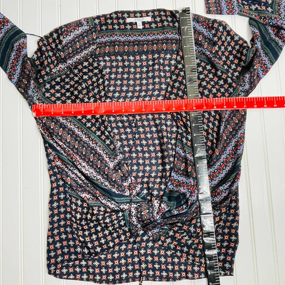 Derek Lam 10 Crosby Crossover SILK Blouse size 6 - Picture 10 of 12